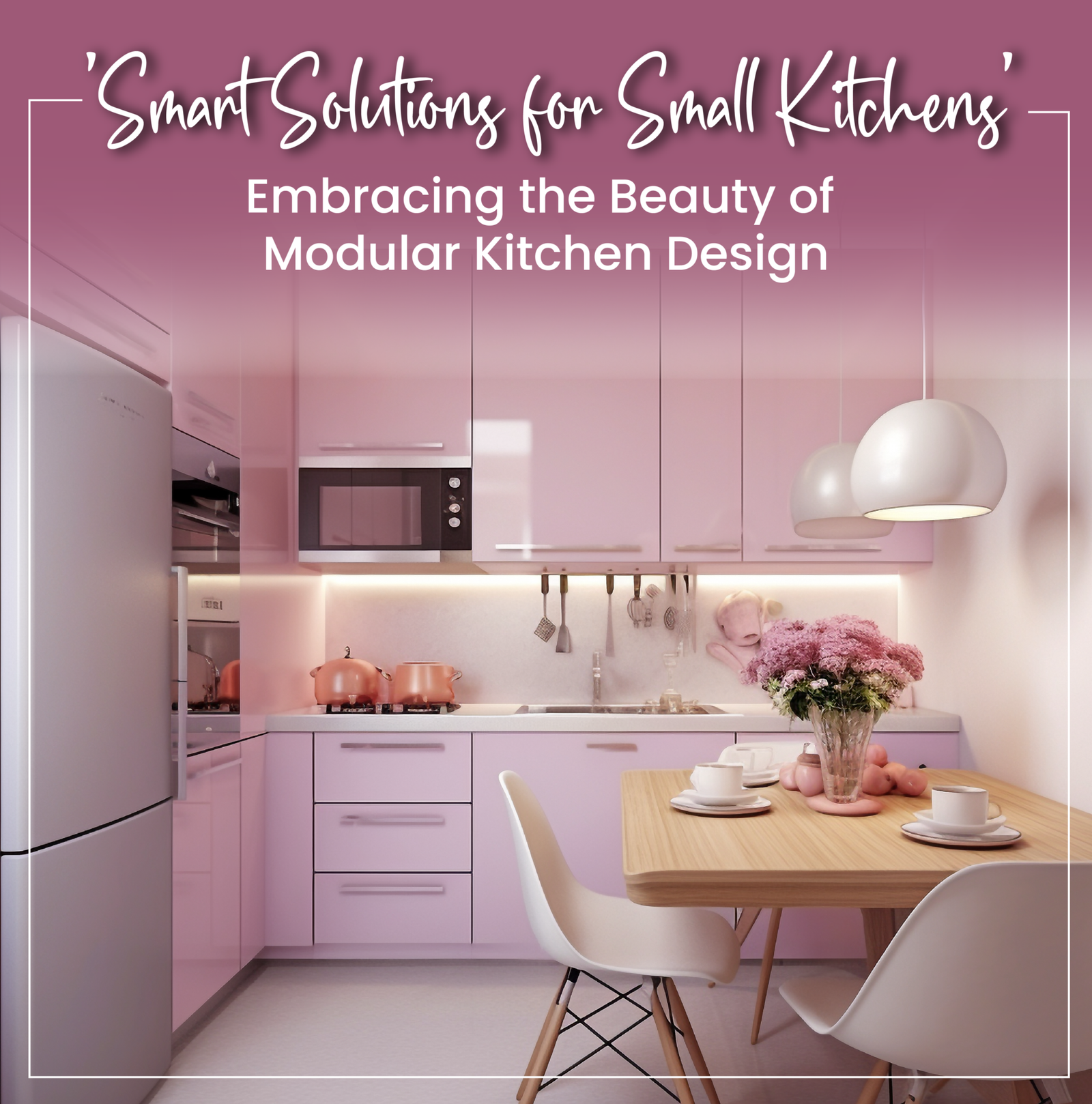 Smart Solutions for Small Kitchens: Embracing the Beauty of Modular Kitchen Design